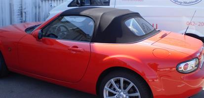 Sufflett Miata 06-15 tyg svart