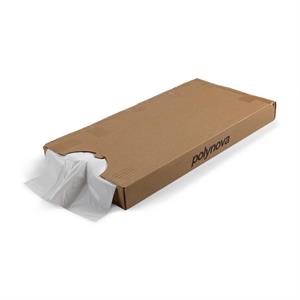 Plastkasse 10L vit LLD 500st/fp