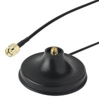 Magnetfot 90mm med kabel 5 met. SMA