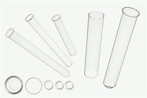 Glas provrör D2cm L10cm 24/fp
