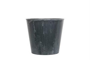 Kruka plast gråmelerad D17cm