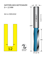 Notfräs D=12 L=50 TL=100 S=12