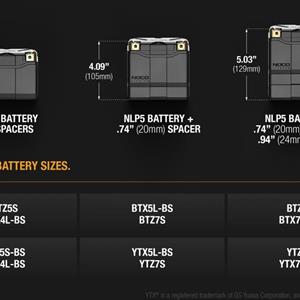 Noco Lithium MC-Batteri NLP5