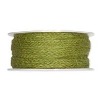 Band 10 mm 10 m/r flätad jute grön