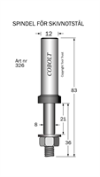 Spindel S=12 TL=83