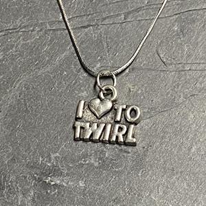 I Love Twirling Necklace
