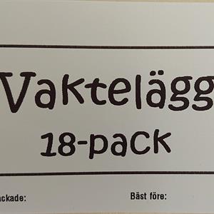 Etikett - Vaktelägg 18-pack