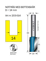 Notfräs D=14 L=25 TL=63 S=8