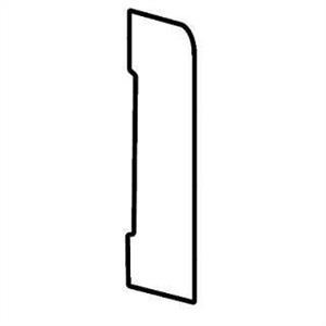 12x43x3600 mm sockel RödEk pigm.lack