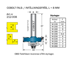 Falsfräs L=8 D=32 S=8 SL=37