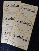 Etikett - Avelsägg Från ....