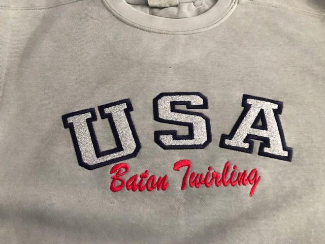 USA Sweater Gray Small