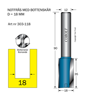 Notfräs D=18 L=35 TL=90 S=12