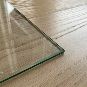 Frontplate 1400x350x6 mm - Klart glass