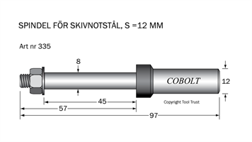 Spindel S=12 TL=97