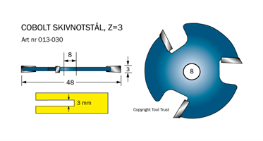 Notskiva L=3 D=48 Z=3