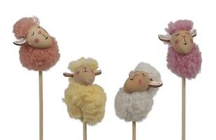 Får på pinne mixfärg 4/fp