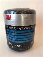 3M Scotch-Brite Multiflex Ultrafine MX-SR, A UFN, Röd, 100 x 200 mm 07522