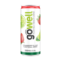 Gowell 24 x 33cl Strawberry & Lime