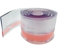 Vannstopplist L-25x38 mm klar m/tape - 2,5 meter