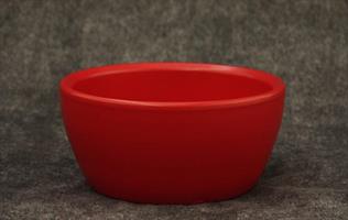 Skål Keramik mattröd D19cm 4/fp
