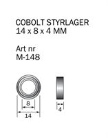 M-148 Kullager 14 x 8 x 4 mm