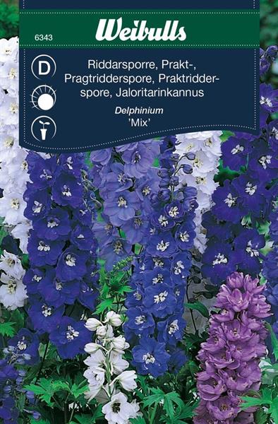 Riddarsporre Trädgårds- Prakt- mix