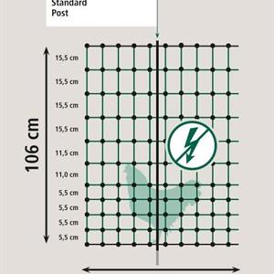 INHÄGNAD 50 m - höjd 106 cm
