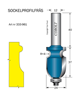 Listprofilfräs "Sockel" L=37 S=12