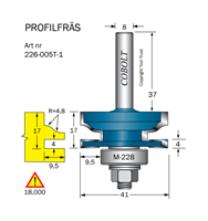 Dekorfräs R=4.8 D=41 Not=4 S=8