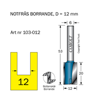 Notfräs D=12 L=20 TL=53 S=6