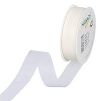 Band 25 mm 50 m/r organza cream