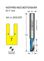 Notfräs D=7 L=20 TL=62 S=8