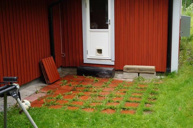 I morrn gör vi en ny altan 3,9 X 3,2, en fin morgonfikaplats.
