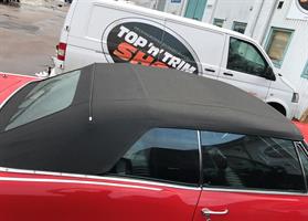 Sufflett GM 65-70 C-body vinyl svart combo glas zip