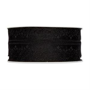 Band 36 mm 15 m/r spets svart