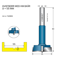 HM Kvistborr D=55 TL=90 S=10