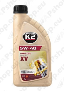 K2 5W-40 XV-C3 LONG LIFE HELSYNTET 1 Liter