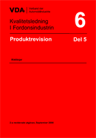 Produktrevision VDA 6.5