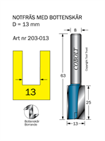 Notfräs D=13 L=25 TL=63 S=8