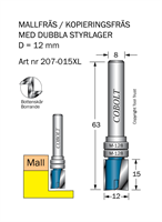 Mallfräs D=12 L=15 TL=63 S=8