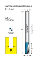 Notfräs D=8 L=20 TL=80 S=8