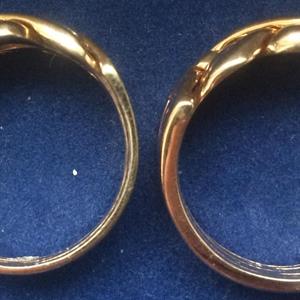 PUZZELRING 4 DELAR MEDIUM+ Kraftigare ringskenor c:a10gr 18K GULD