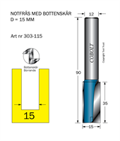 Notfräs D=15 L=35 TL=90 S=12