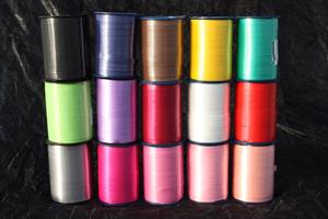 Presentsnöre poly 10 mm olika färger