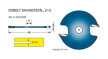 Notskiva L=2 D=48 Z=2