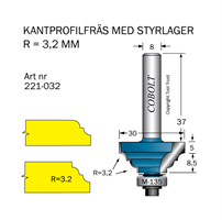 Kantprofilfräs R=3.2 L=13.5 F=8.5