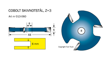 Notskiva L=6 D=48 Z=3