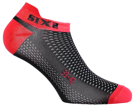 SIXS - No-Show Socks - Red