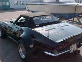 Sufflett Corvette C3 68-75 tyg svart